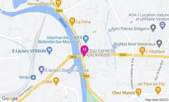 Localisation Esso Express