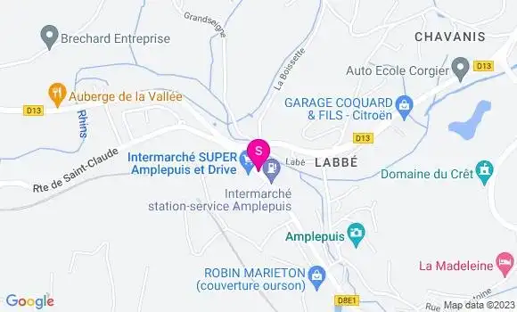 Localisation Intermarché Station