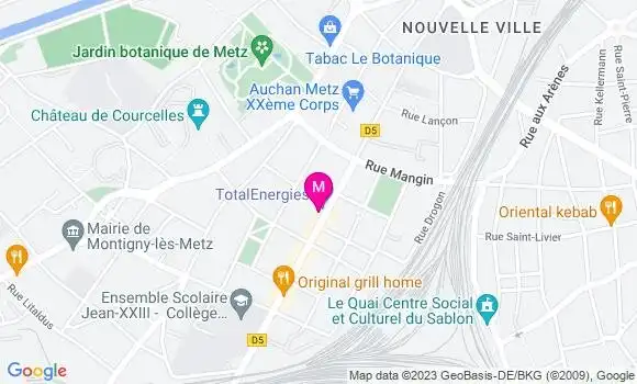 Localisation TotalEnergies