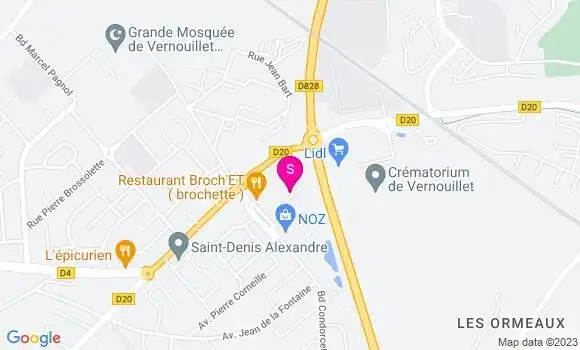 Localisation Intermarché Station