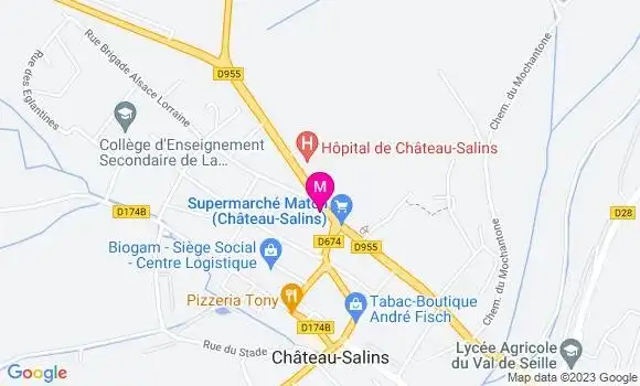 Localisation Esso Express