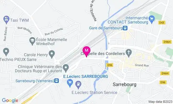 Localisation Esso Express