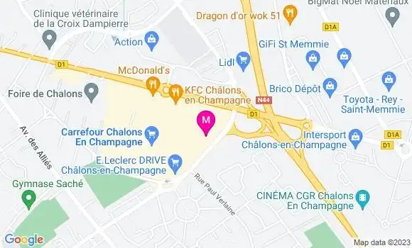 Localisation Station Carrefour