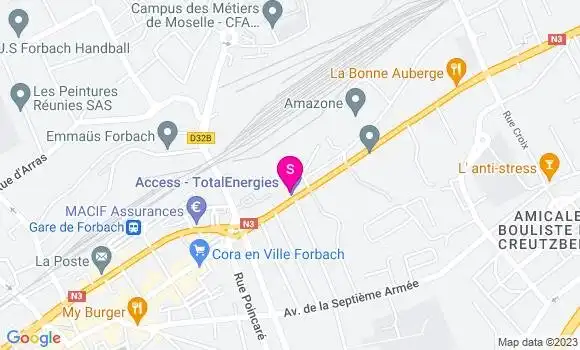 Localisation Access TotalEnergies