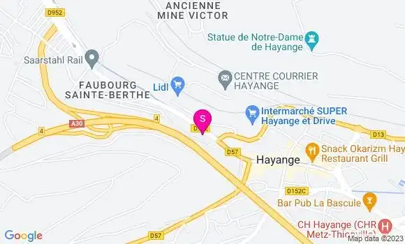 Localisation Esso Express
