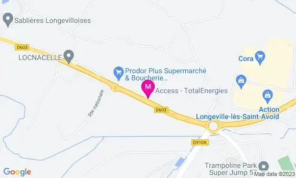 Localisation Access TotalEnergies
