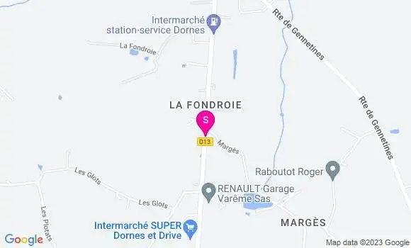 Localisation Intermarché Station