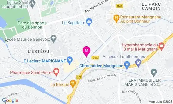 Localisation Station Leclerc