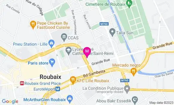 Localisation Esso Express