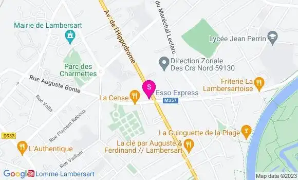 Localisation Esso Express