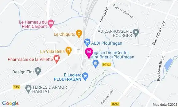 Localisation Station Service Leclerc