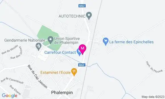 Localisation Carrefour Contact