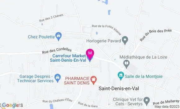 Localisation Carrefour Market