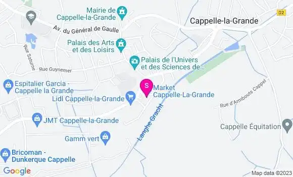 Localisation Carrefour Market