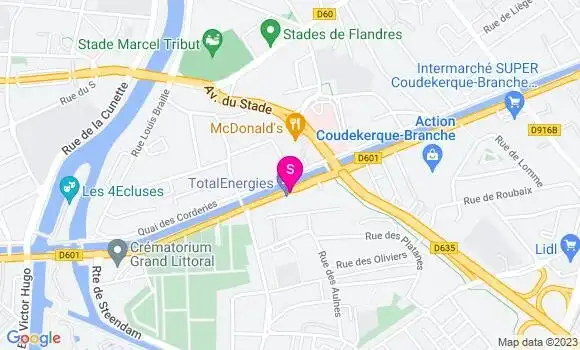 Localisation TotalEnergies