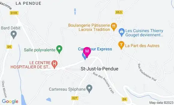 Localisation Carrefour Express