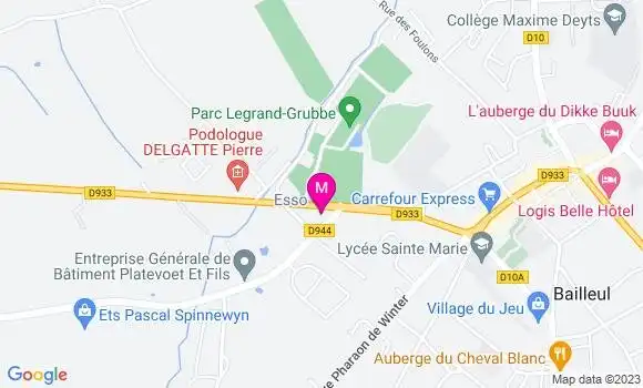 Localisation Esso du Stade