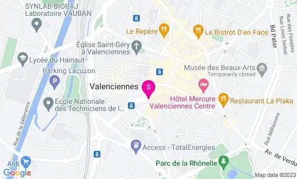 Localisation Relais Dentellieres