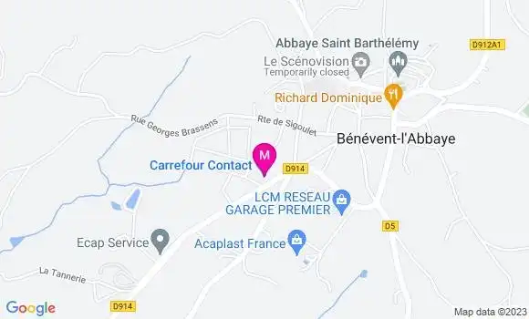 Localisation Carrefour