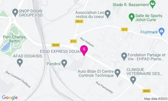 Localisation Esso Express