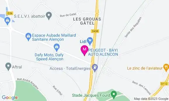 Localisation Bayi Carburant