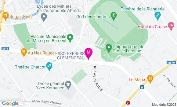 Localisation Esso Express