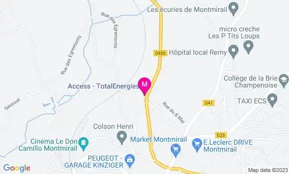 Localisation Access TotalEnergies