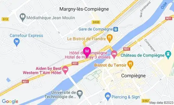 Localisation Esso Express