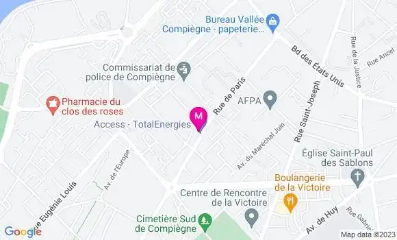 Localisation Access TotalEnergies