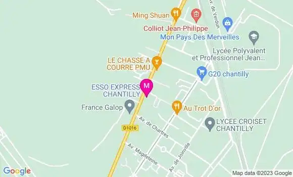Localisation Esso Express