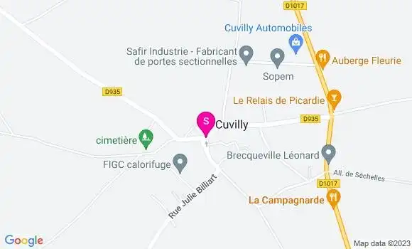 Localisation Relais de Belicourt