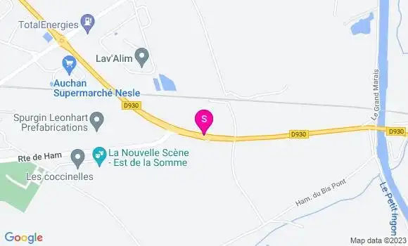 Localisation Auchan Supermarché
