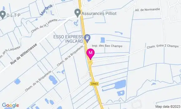 Localisation Esso Express