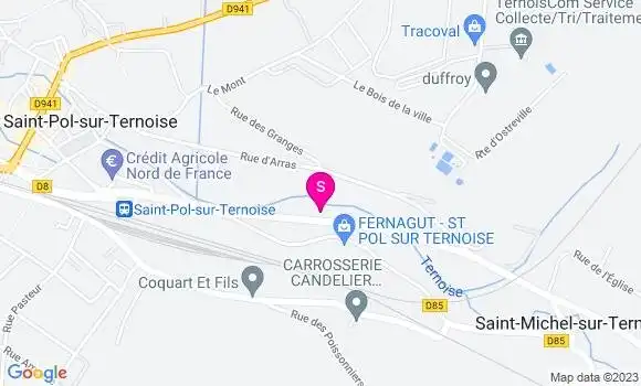 Localisation Esso Express