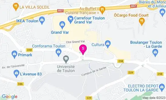 Localisation Station Carrefour