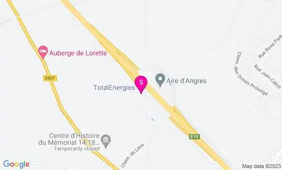 Localisation TotalEnergies