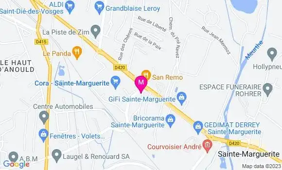 Localisation Station Cora