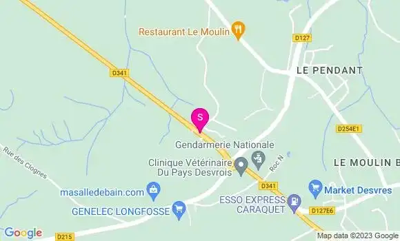 Localisation Esso Express