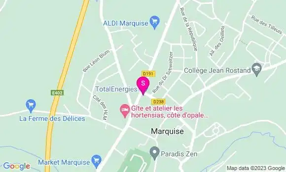 Localisation TotalEnergies