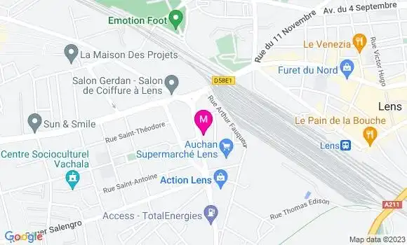 Localisation Esso Libre Service