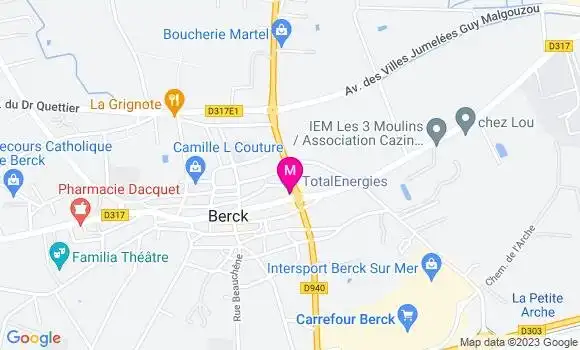 Localisation TotalEnergies