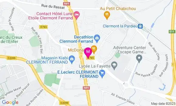 Localisation Esso du Bac
