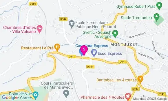 Localisation Relais Champradet