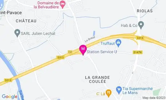 Localisation Station Service U
