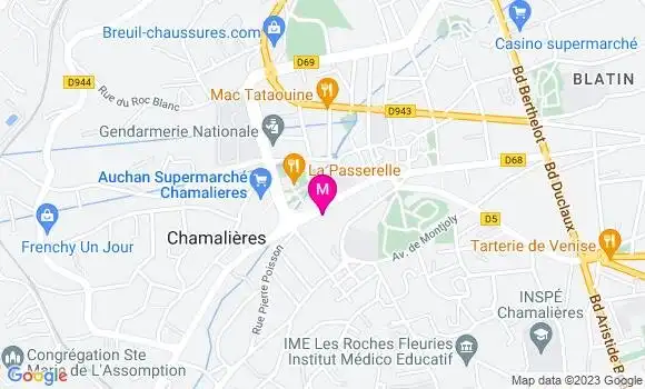 Localisation Esso Express