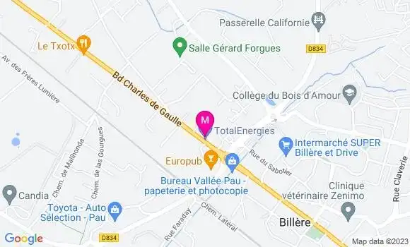 Localisation TotalEnergies