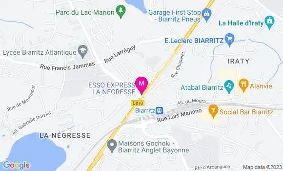 Localisation Esso Express