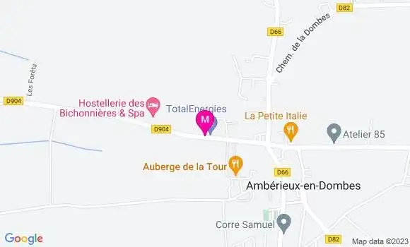 Localisation TotalEnergies