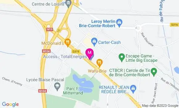 Localisation Access TotalEnergies