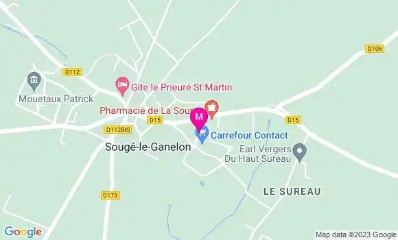 Localisation Carrefour Contact